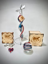 Load image into Gallery viewer, America’s 250th Commemorative Glass Ornament