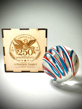 Load image into Gallery viewer, America’s 250th Commemorative Glass Marble
